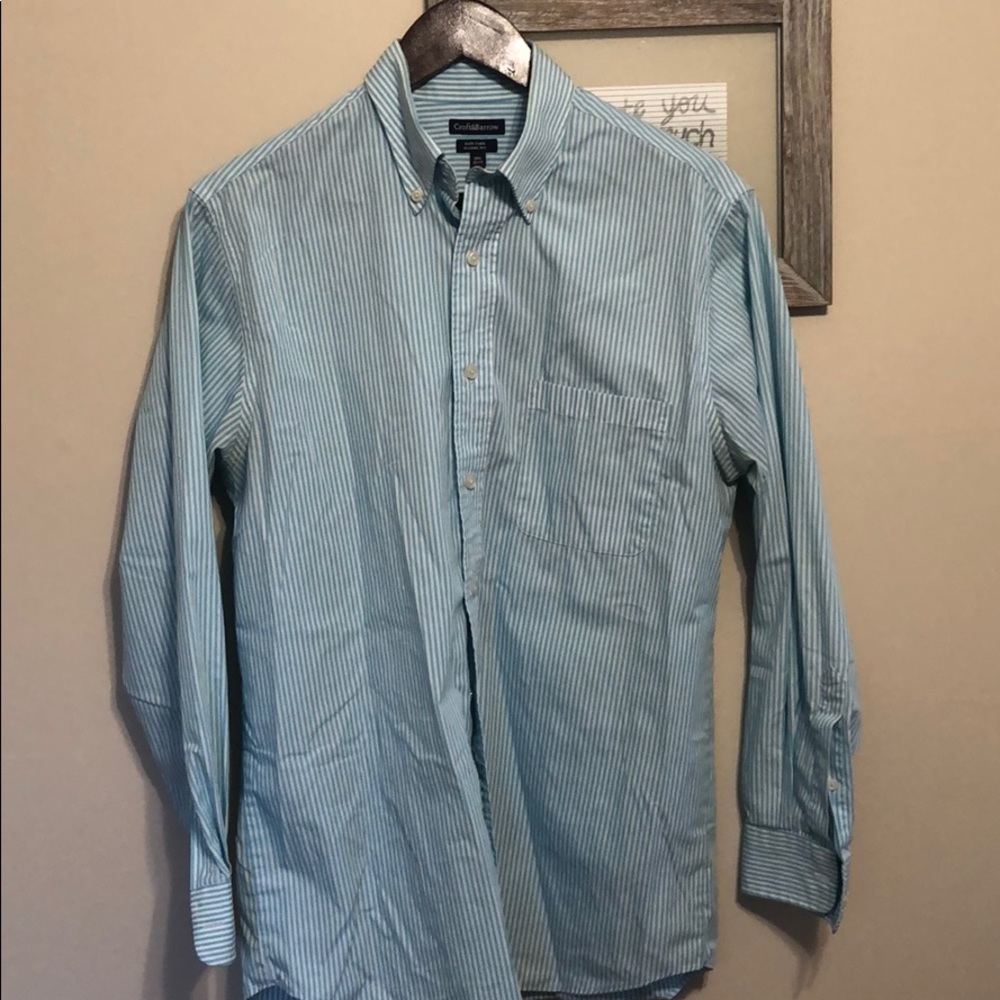Men’s striped dress shirt